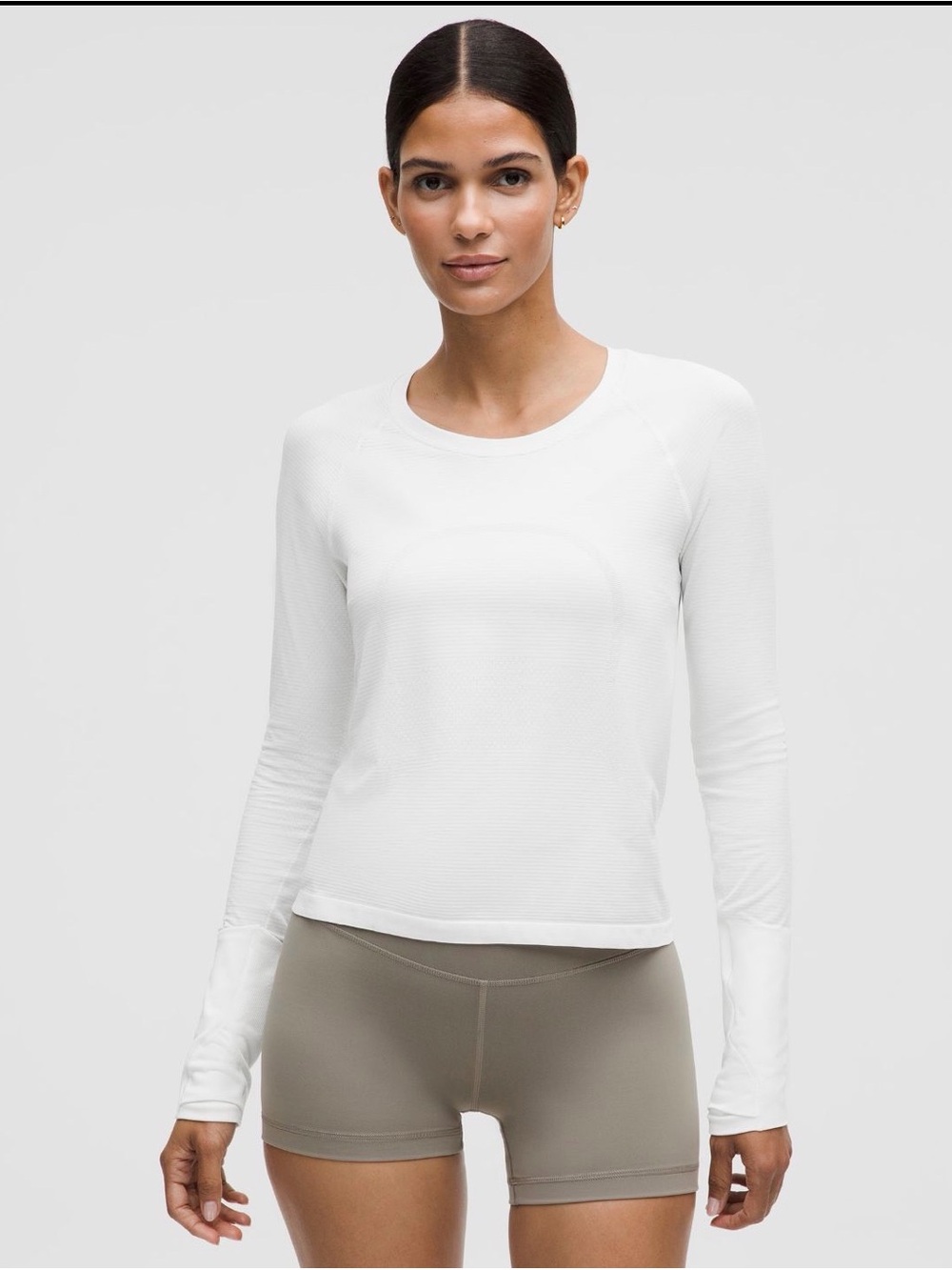 Lululemon Swiftly Tech Long Sleeve 2.0 - Size 6 - White